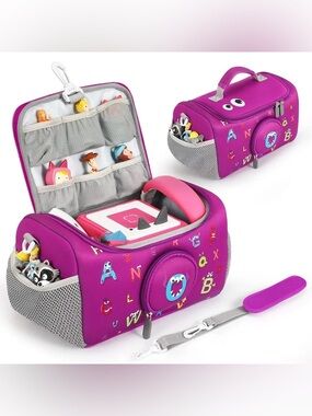 NWT Purple TonieBox Audio Player and Figures Storage & Carrying Bag